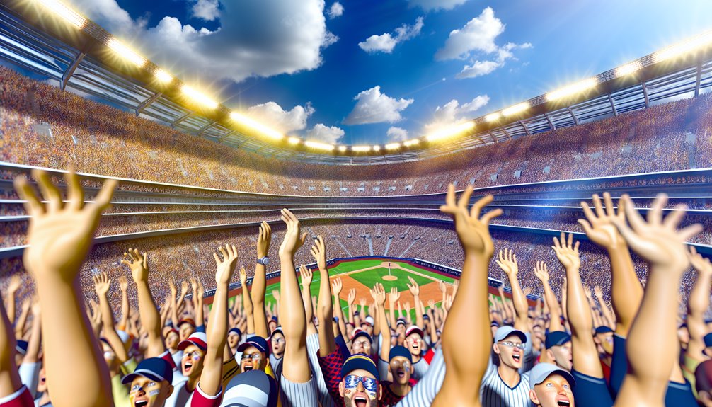 fanit luovat elävän aallon