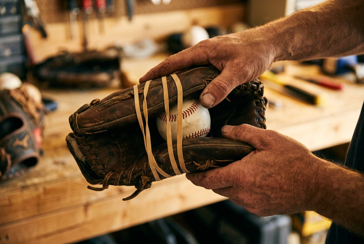 How to break in a baseball glove fast